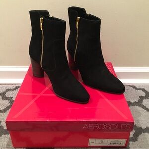 Aerosoles Black Ankle Boots for Women